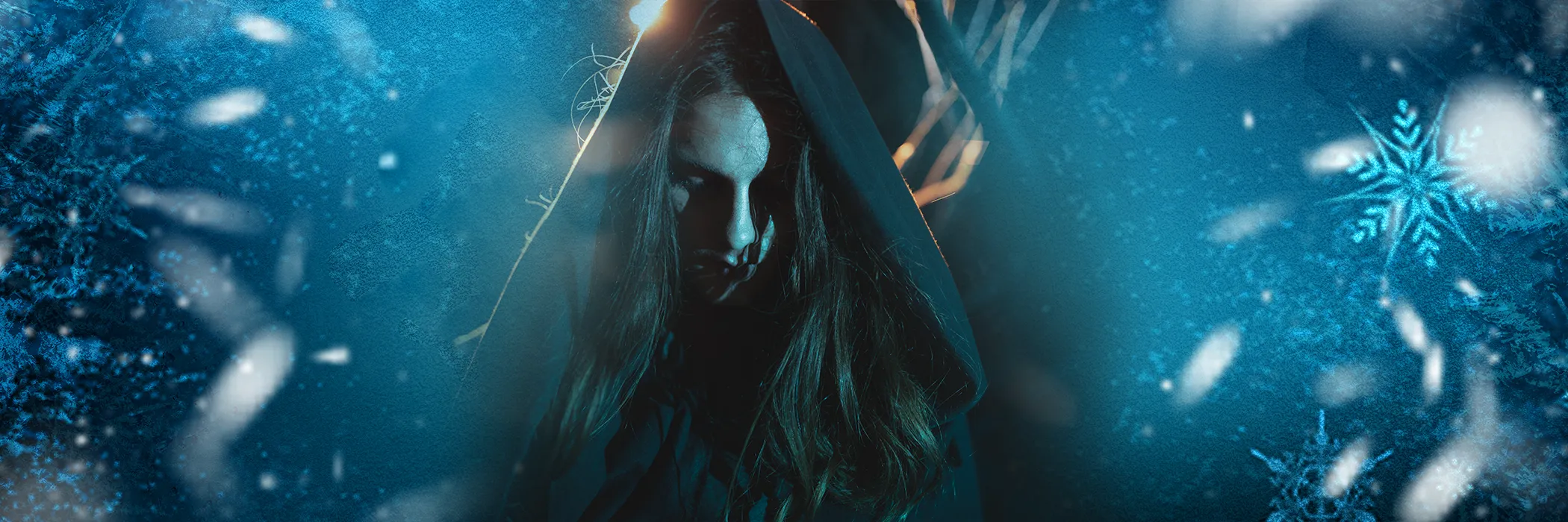 Zefiil Feather Buecher Geheimbund der Hexen Banner